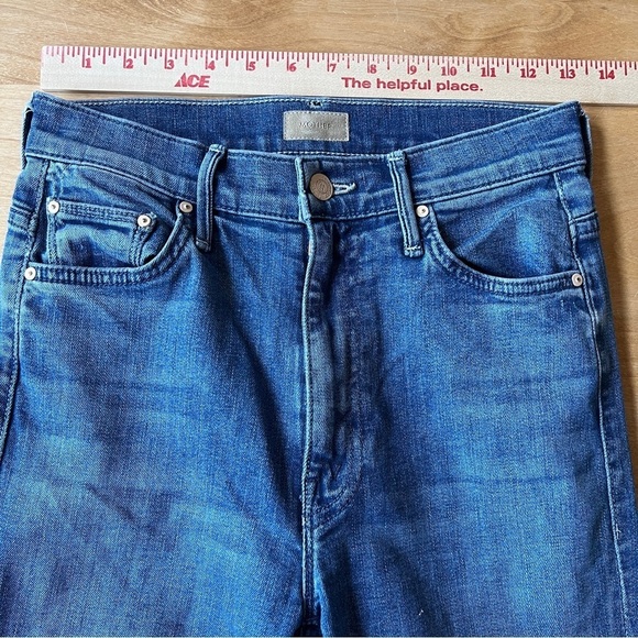 MOTHER THE SWOONER ANKLE SLICE JEANS SZ 24 I WET MY PLANTS CHERRY PICKING WASH - Picture 7 of 12